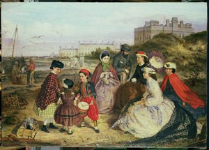 En victoriansk familie ved havet
